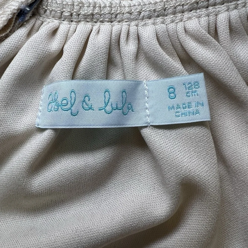Girls Abel & Lula Size 8 Dress Golden‎ Wheat Ballerina Tulle Dance Ballet